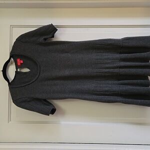 Elle Charcoal Knit Dress